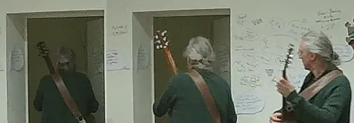 Lothar Rosengarten das Zimmer verlassend