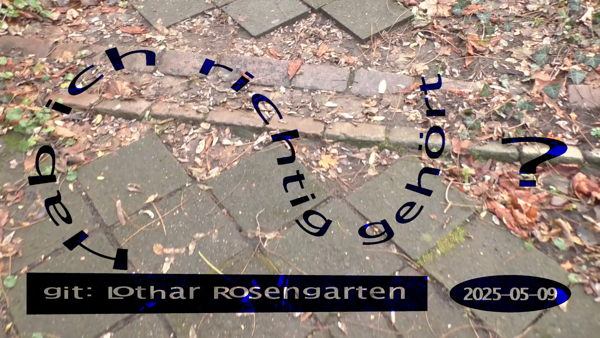Gehwegplatten auf dem Syringenplatz in Berlin